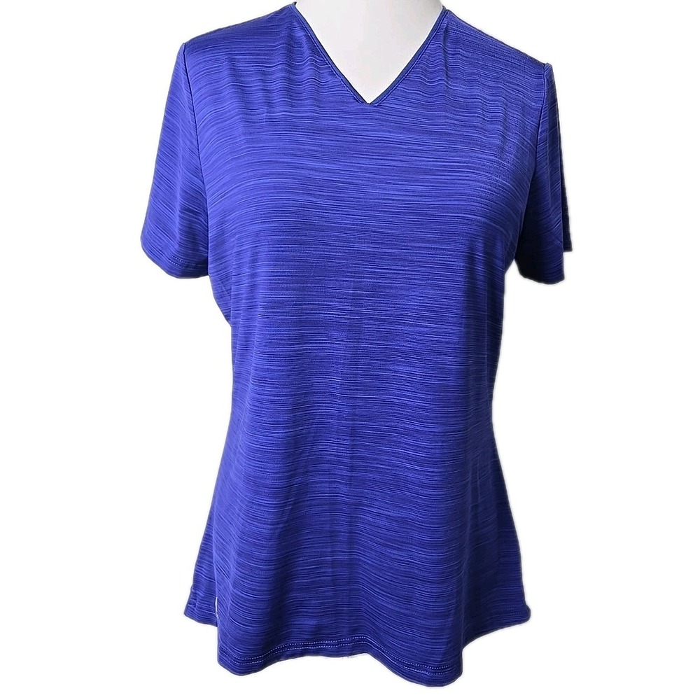 Adidas‎ Golf Purple Short Sleeve Women's Top Size Medium M